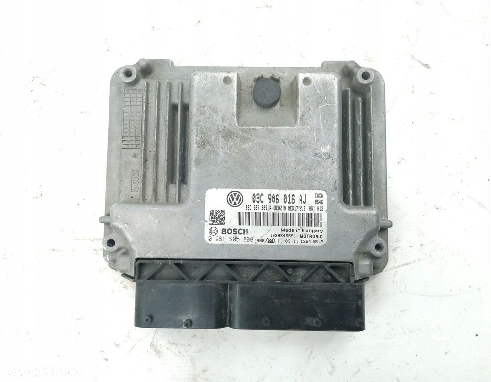 KOMPUTER SILNIKA STEROWNIK VW GOLF VI 1.4 TSI 03C906016AJ - 2