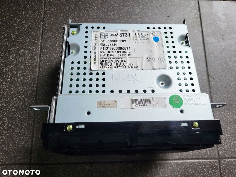radio wyswietlacz chevrolet trax 95333731 - 2
