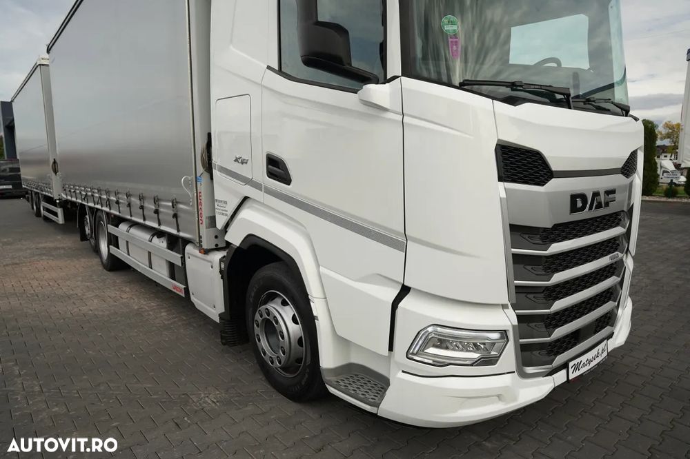 DAF XF 480 / COMBINAȚIE TANDEM / 120 M3 / PUNTE RELAXABILĂ / I-PARK COOL / WECON / SAF / ȘINE BOGIE / CONTRACT POST-SERVICE - 8