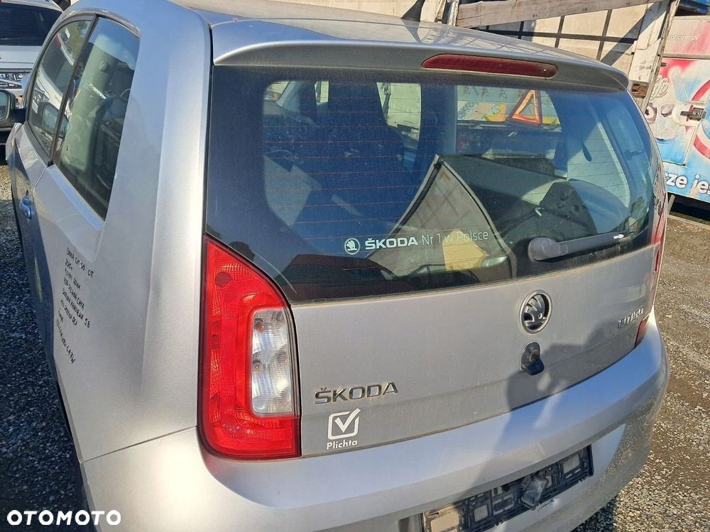 KLAPA BAGAŻNIKA TYŁ SKODA CITIGO 2015 R LA7W 3D - 2