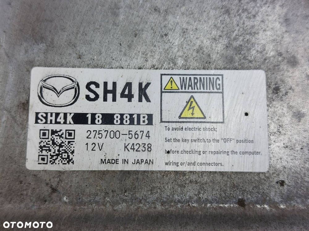 ZESTAW STARTOWY MAZDA 6 III GJ 2.2 D SH4K18881B 275700-5674 GKK167Y60D - 2