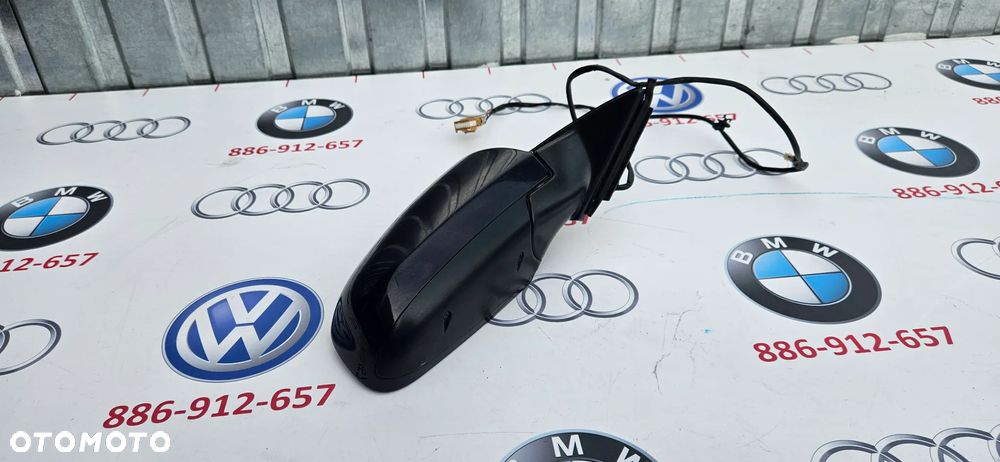 AUDI A4 B6 Lusterko zewnętrzne prawe Lusterko pasażera 5 KABLI Europa Kolor Granatowe Ciemny granat - 7