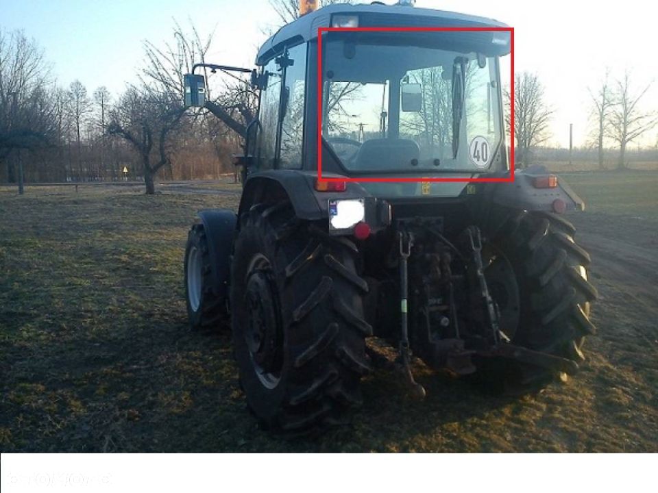 Szyba Szyby LAMBORGHINI / DEUTZ-FAHR / SAME TYLNA nr 43 - 2