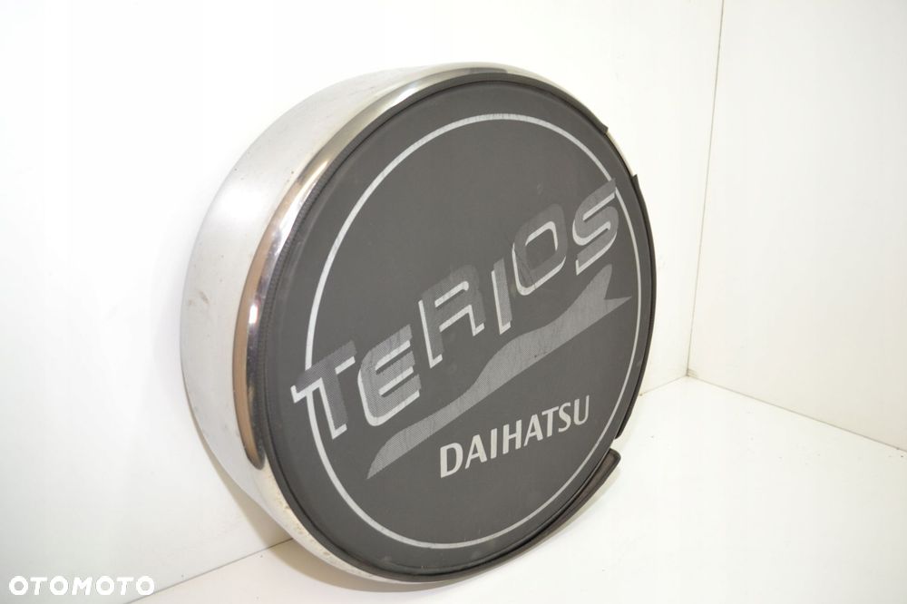 OSŁONA KOŁA ZAPASOWEGO DAIHATSU TERIOS CHROM POKROWIEC ORYGINAŁ - 1