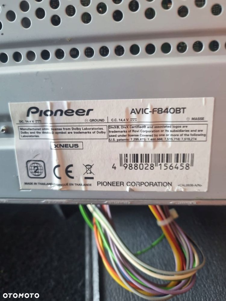 Radio samochodowe nawigacja PIONEER AVIC-F840BT 2-DIN - 6