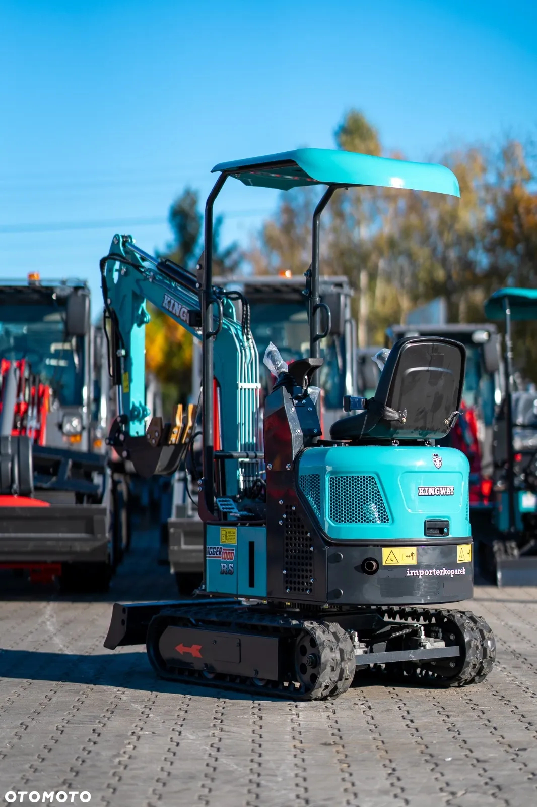 Kingway BAGGER 1000 Joistick Ramię Skrętne 1200kg 3 łyżki - 16