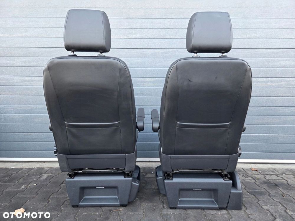 VW T6 CALIFORNIA MULTIVAN HIGHLINE fotel obrotowy przód skóra alcantara - 6