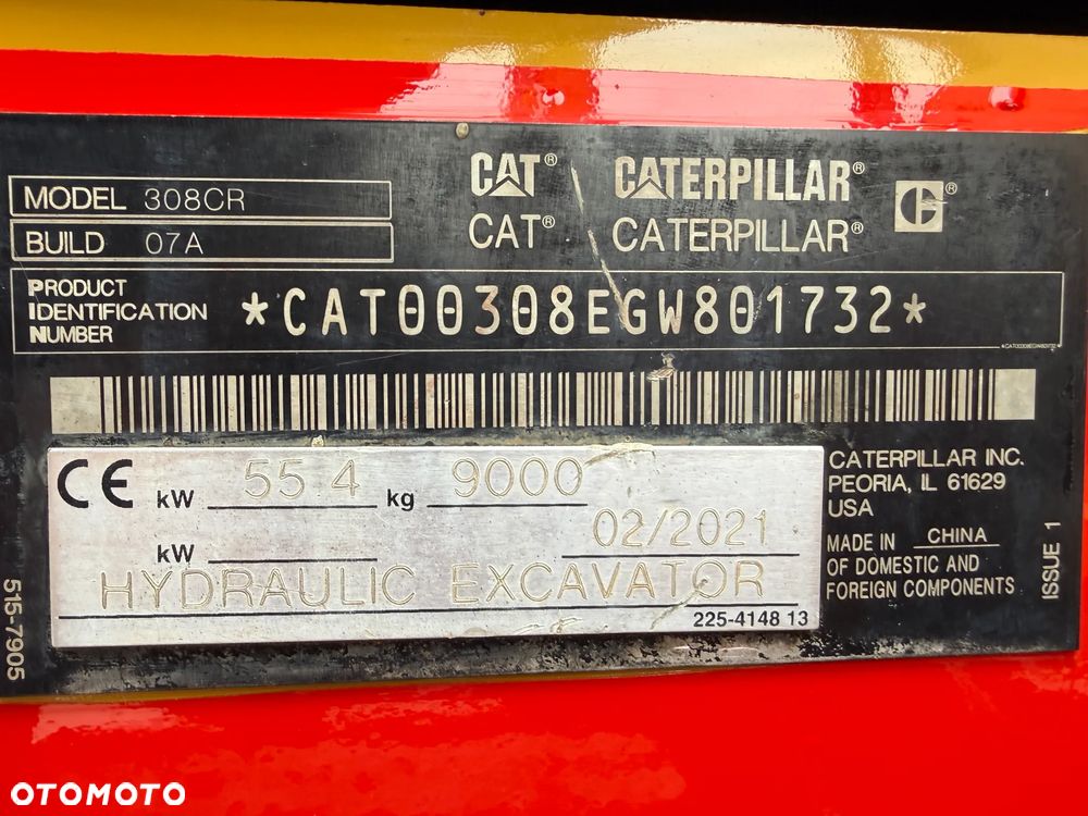 Caterpillar CAT 308 CR 2021 4505 MTG POWERTILT 308 E2 307 309 310 - 27