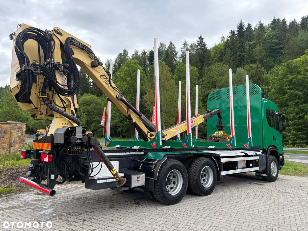 Scania Scania 500XT 6X4 EURO 6 Resor Resor Dzwig HDS z kabiną Do drewna Lasu dłużycy kłody Palfinger - 5