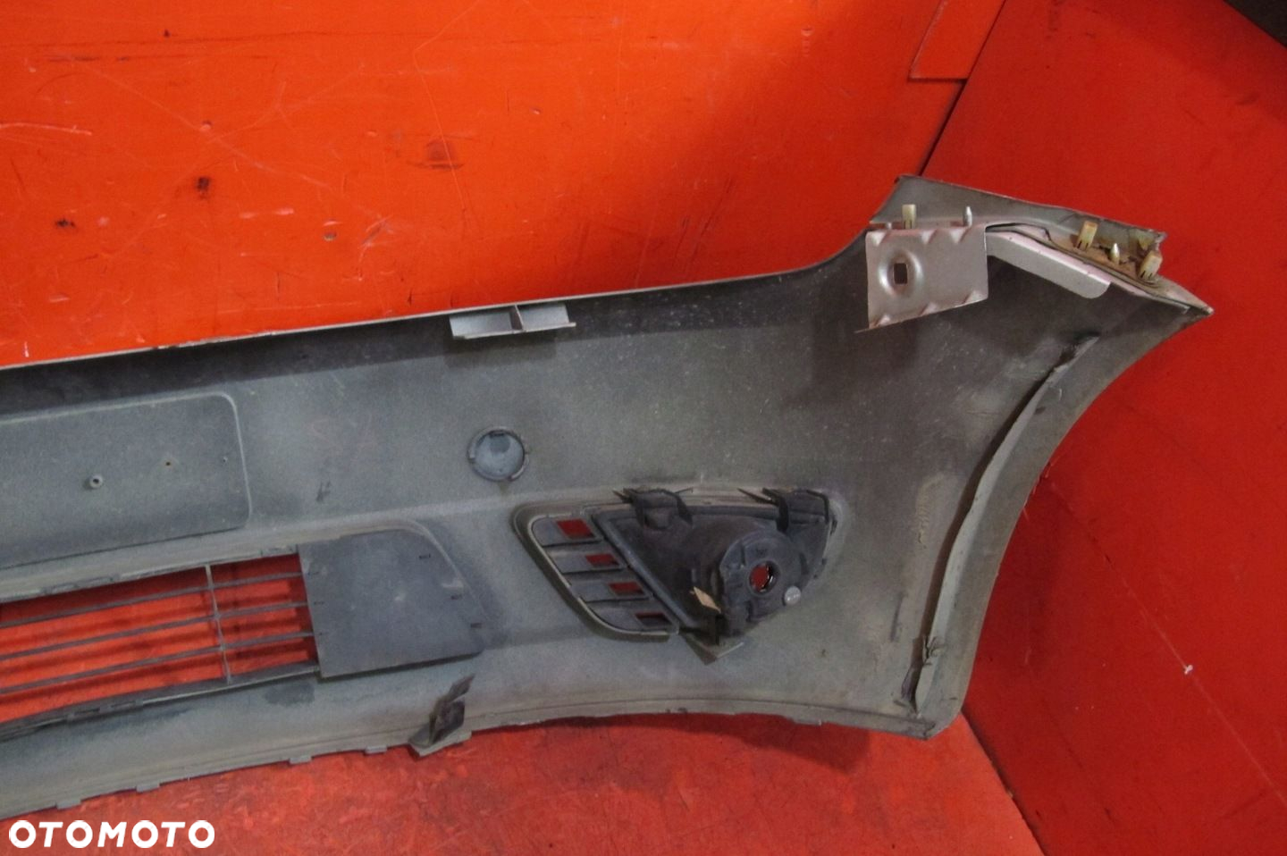 FORD FIESTA 5 V MK6 JH SREBRNY HALOGENY ZDERZAK PRZÓD 02-05 LAKIER 62 - 11