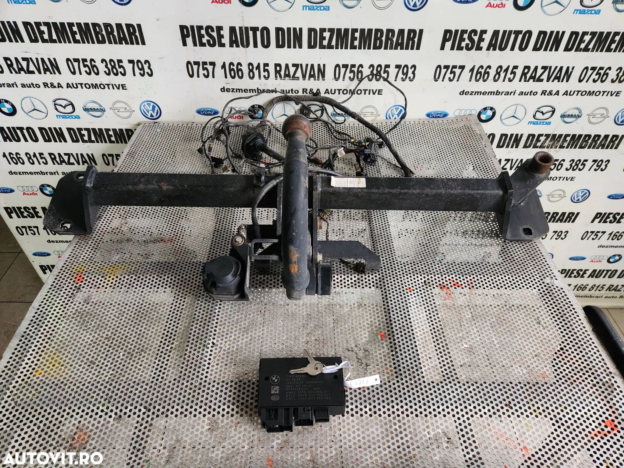 Carlig Cui Remorcare Tractare Complet Bmw Seria 2 F45 F46 Modul Instalatie Priza 2 Chei 2014-18 - 1