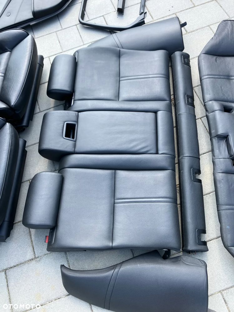 FOTELE KANAPA BOCZKI BMW E60 E61 TOURING KOMBI CZARNA SKÓRA WENTYLOWANA KOMFORT WENTYLE WENTYLOWANE KOMFORTY PRZED LIFT RARYTAS STAN PERFEKCYJNY!!! CZARNE ELEKTRYCZNE ROLETKI PRZECIWSŁONECZNE ROLETY DRZWI - 8
