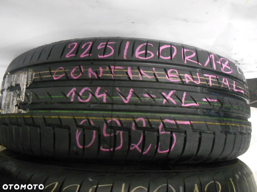 OPONY 225/60R18 CONTINENTAL PREMIUM CONTACT 6 XL DOT 0925 / 2720  7.5MM - 2