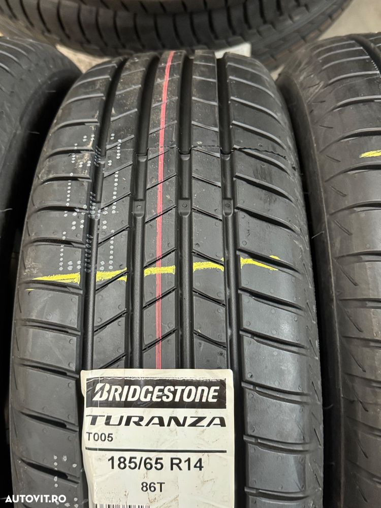 Vând 4 anvelope 185/65/14 bridgestone de vară noi - 3