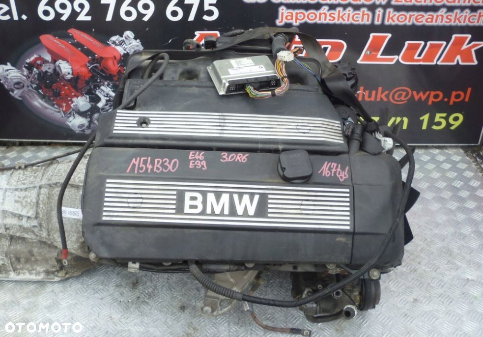 SILNIK KOMPLETNY SWAP BMW E46 E39 3.0 R6 167 TYS - 1