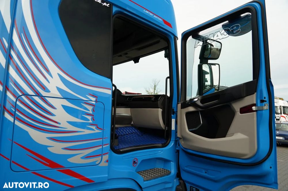 Scania R 450 / MEGA / PLATĂ JOSĂ / RETARDER / I-PARK COOL / PIELE / EURO 6 - 37