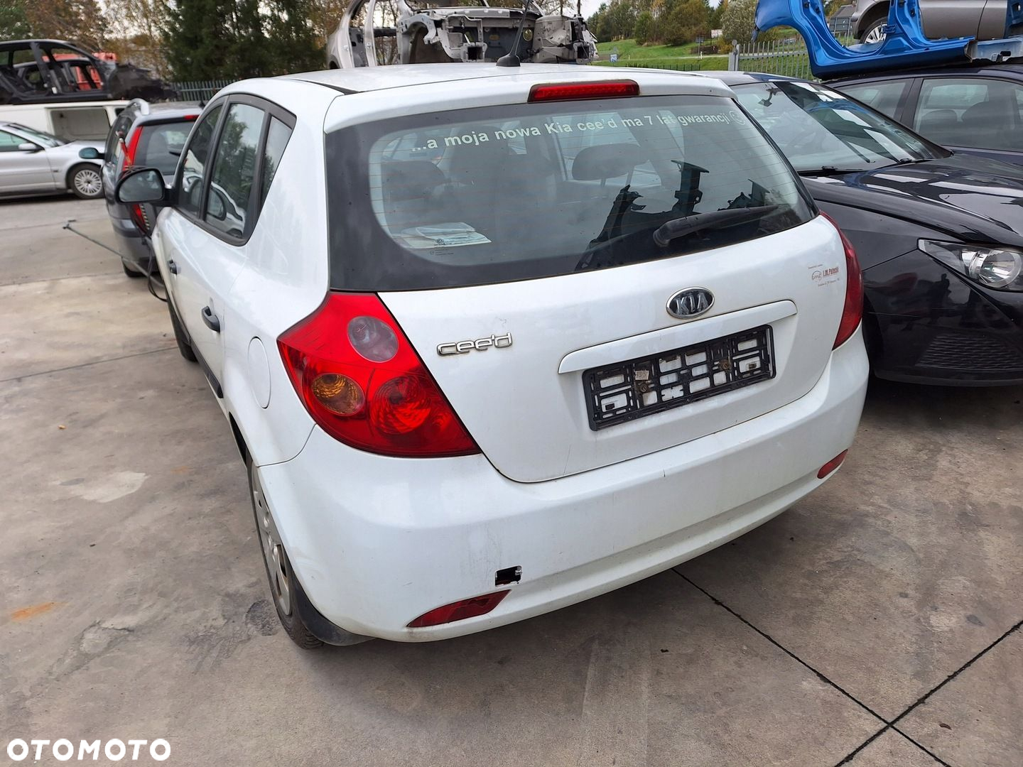 KIA CEED 1 I ED 06-09 BIAŁE DRZWI PRZÓD LEWE WD CEED 5D HB - 3