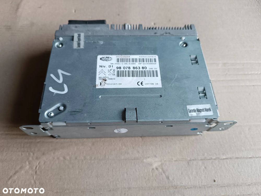 RADIO NAWIGACJA CZYTNIK 9807886380 PEUGEOT CITROEN - 1