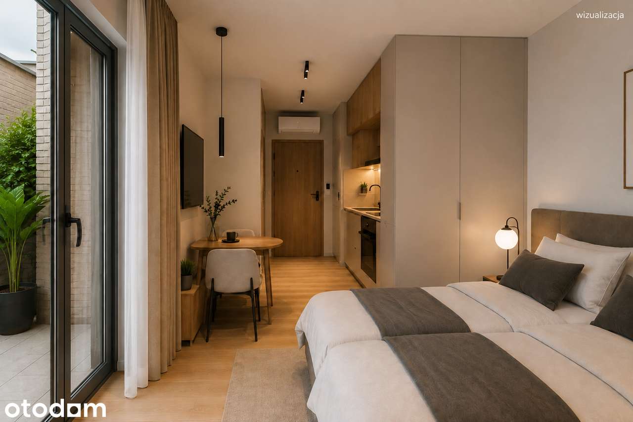 Studio inwestycyjne 23,14 m² | MONTOWNIA | 7% ROI przez 5 lat |