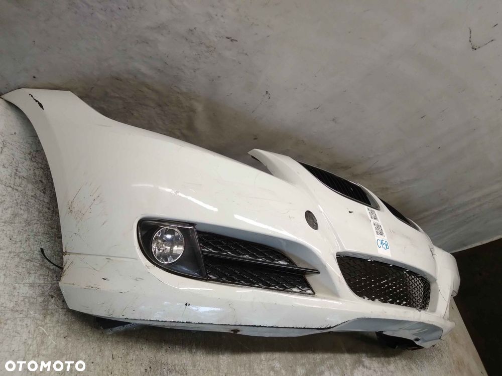 ^ ZDERZAK PRZÓD PRZEDNI BMW E90 E91 LIFT FL ALPINWEISS BIAŁY HALOGENY - 4