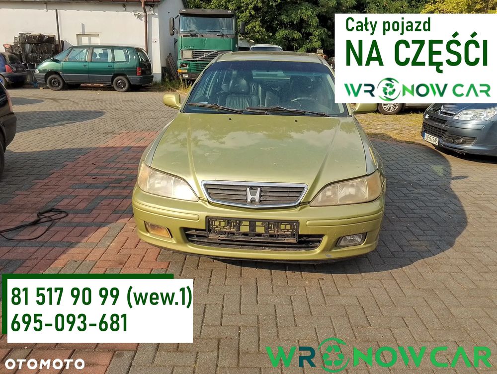 Honda Accord VI (97-00r.) 1.8 B 136KM. Silnik F18B2 Skrzynia.Cały na części. GWARANCJA !!!  Przód Tył Zestaw Komplet Drzwi Klapa Zderzak Błotnik Maska Grill Atrapa Szyba Pas Lampa Lusterko Boczki Fotel Kanapa Kokpit Deska Rozdzielcza Przełącznik Włącznik Sterownik Przewody Wiązka Instalacja Moduł Komputer Czujnik Listwa Pompa Alternator Wtryski Głowica Rozrusznik Kompresor Sprzęgło Dwumas Silnik Skrzynia ABS Klimatyzacji Paliwa Wspomagania Kolektor Turbina Przepustnica Zawór Chłodnica Koło Hak Belka Sanki Zawieszenie Mcpherson Półoś Amortyzator Wydech Tłumik Zacisk Most - 1