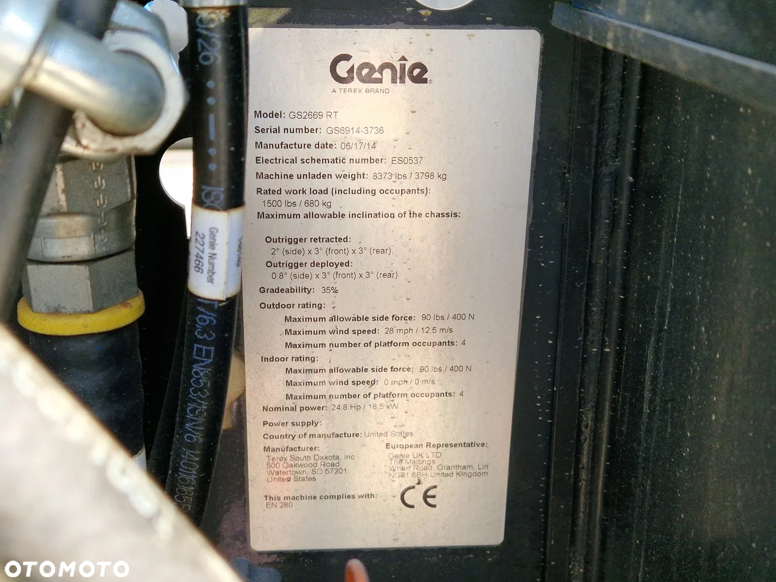 Genie GS2669RT GS 2669 RT M458 - 10