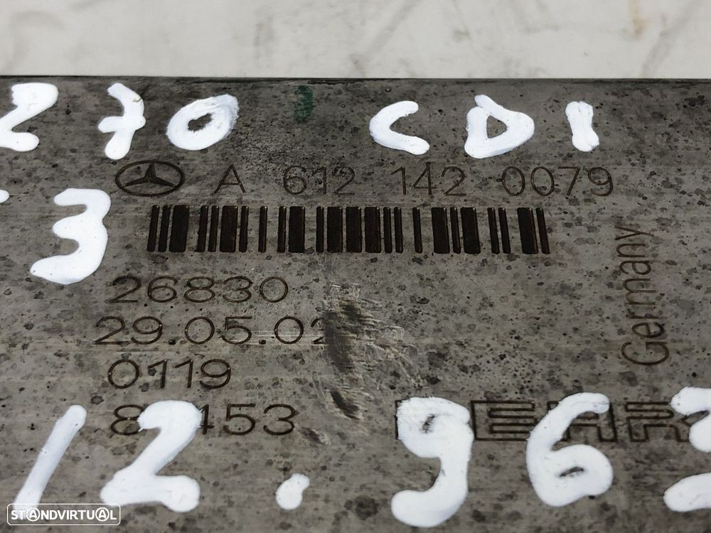 Permutador de calor MERCEDES-BENZ M-CLASS (W163) ML 270 CDI A6121420079 MOTOR 9M... - 3