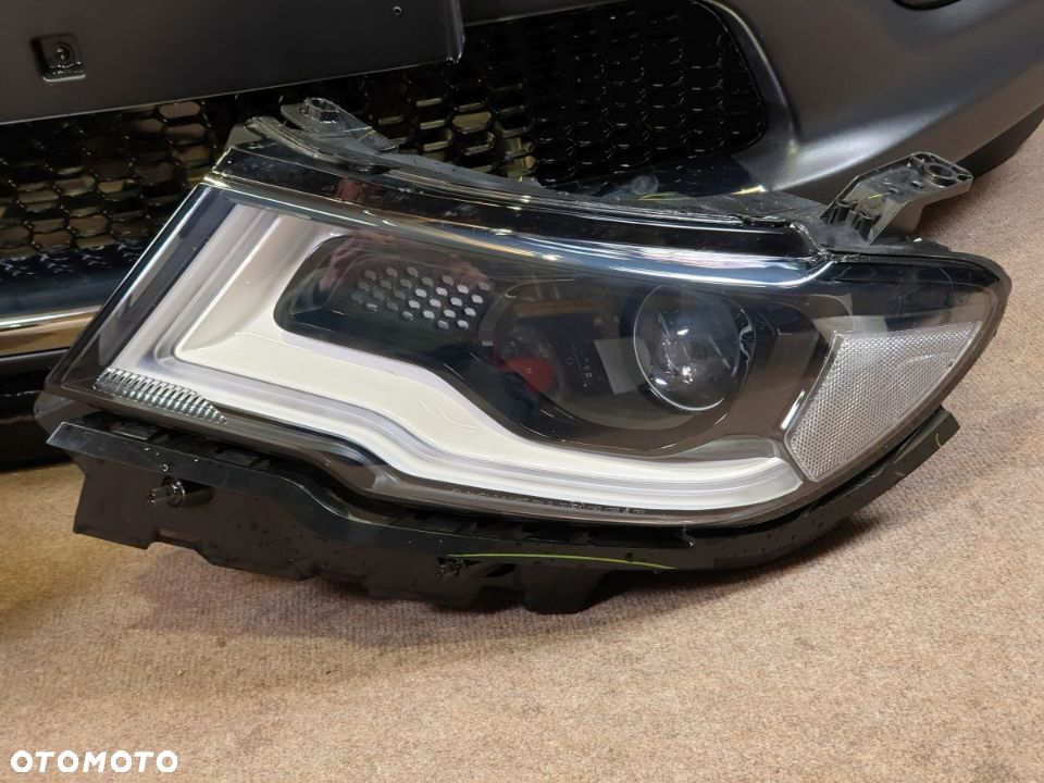 JEEP COMPASS 2018 r Maska Błotnik Zderzak Lampa Przód - 3