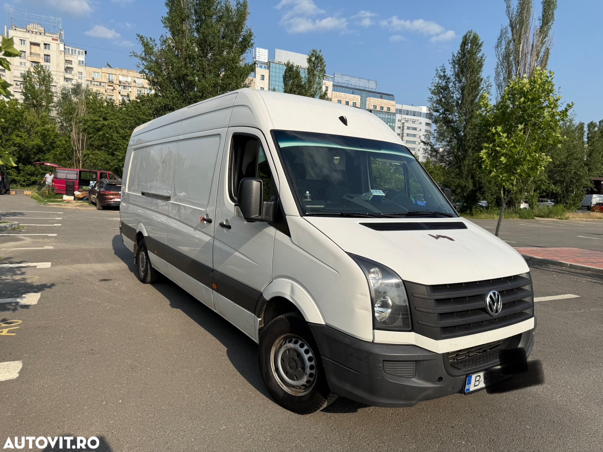 Volkswagen Crafter 2017 VW 2.0 140cai Unic Proprietar de Noua Km Reali Carte Service Istoric Complet Stare buna Fără rugina Duba Autoutilitara NU Sprinter - 34