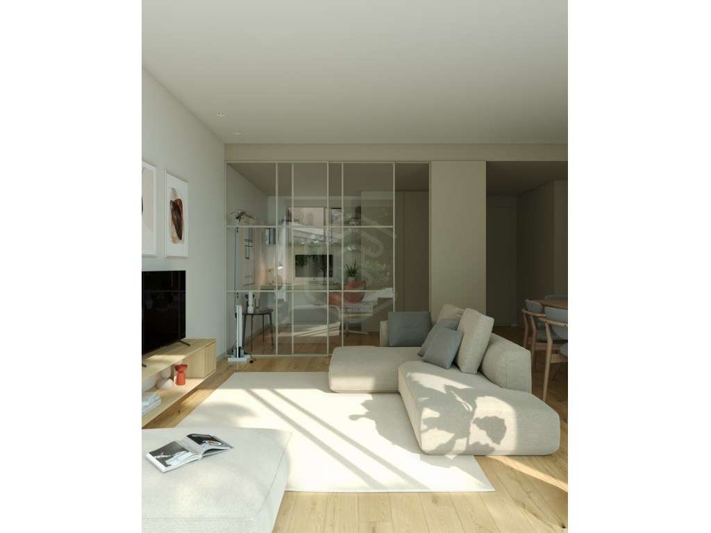 Apartamento T1+1 novo em S. Felix da Marinha, varanda de 21m2 e Lug... - Grande imagem: 4/9