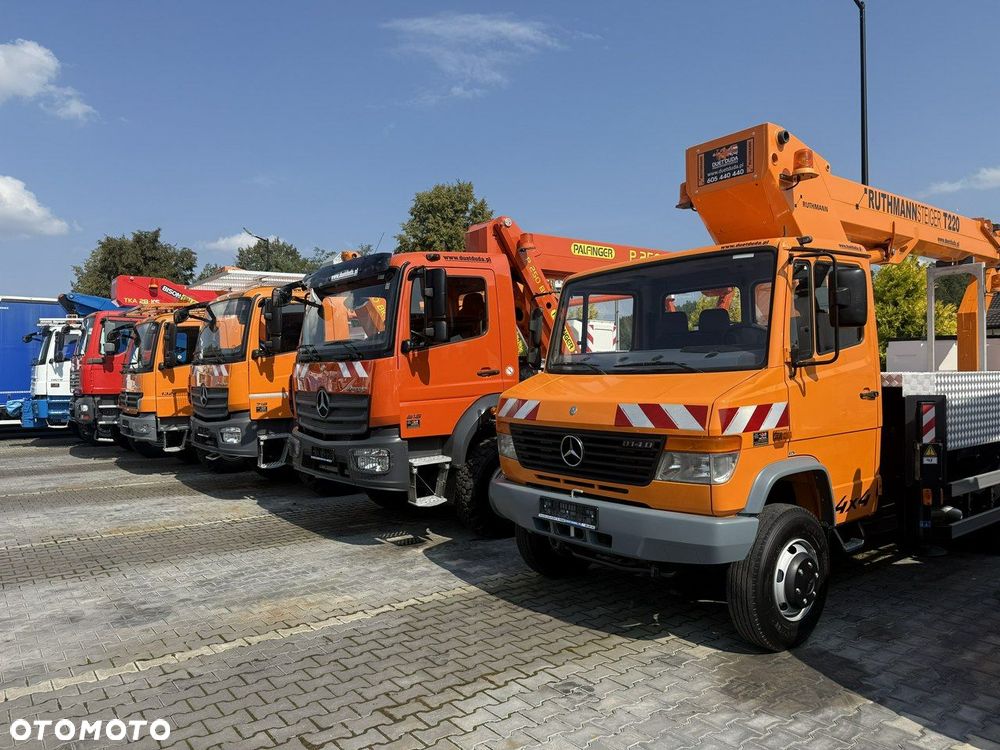 Mercedes-Benz Vario 814 D 4x4 Zwyżka RUTHMANN STEIGER T220 Podnośnik Koszowy - 4