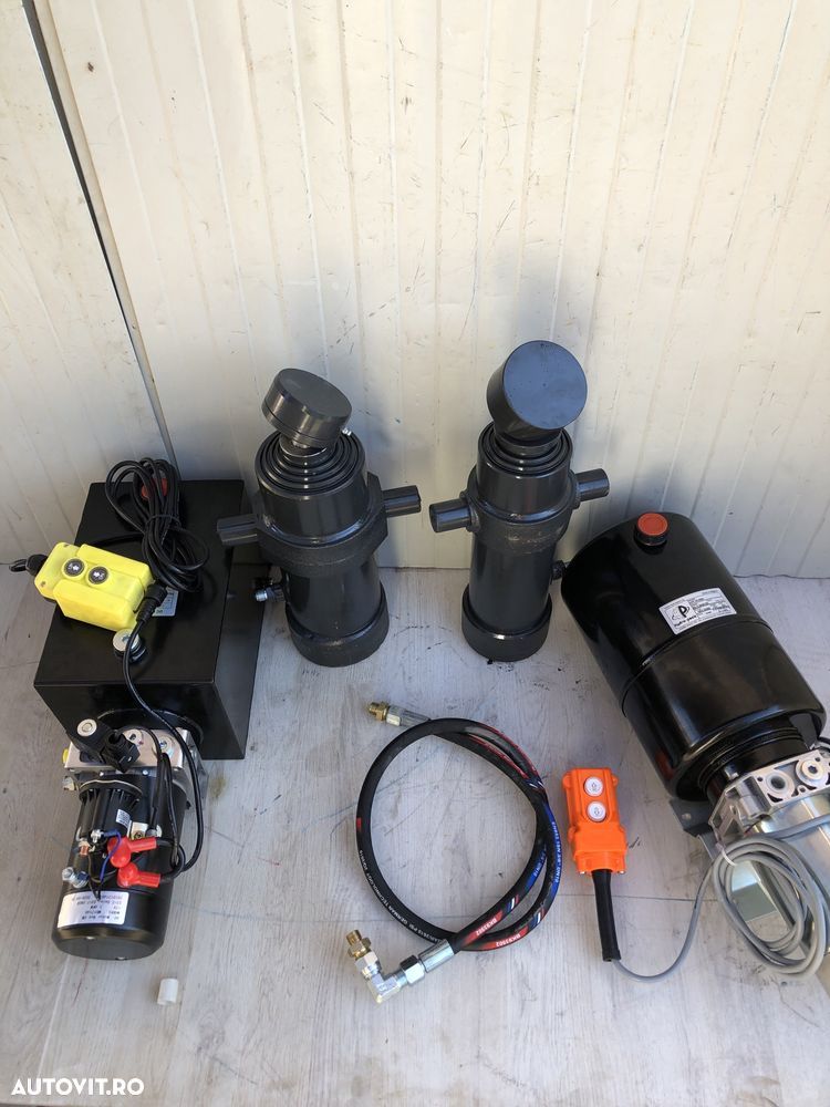 Kit basculare cilindru  basculare 7 tone pompa 2,5 kw - 3