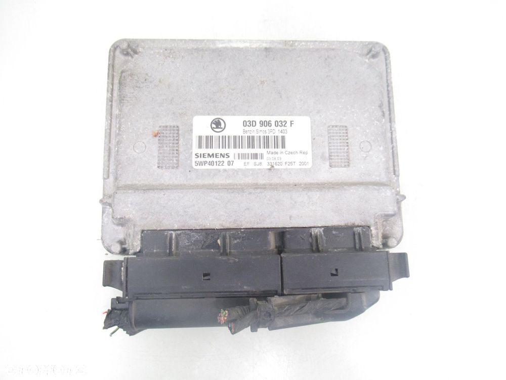 STACYJKA STEROWNIK SKODA FABIA I 1.2 03D906032F 5WP4012207 6Q2937049C - 12