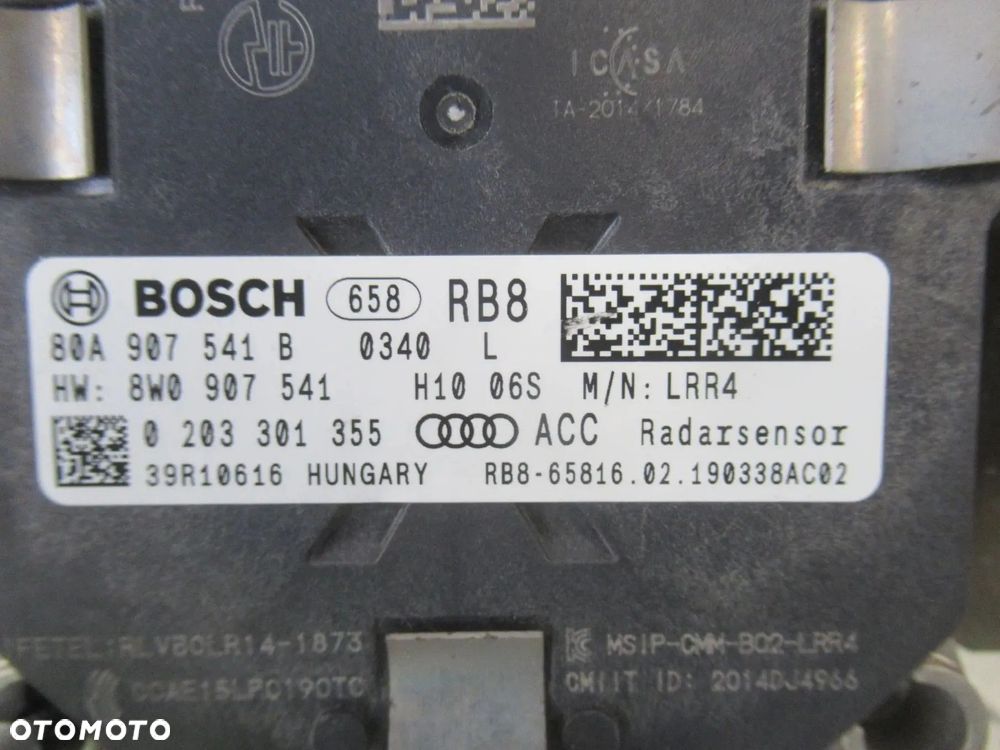 RADAR SENSOR DISTRONIC ACC AUDI Q5 80A A4 B9 A5 8W0 2016- - 5