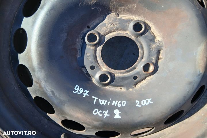 Janta tabla cu anvelopa 15 165/55 R15 ET38 5JX15H2 165/55 R15 ET38 5J - 5