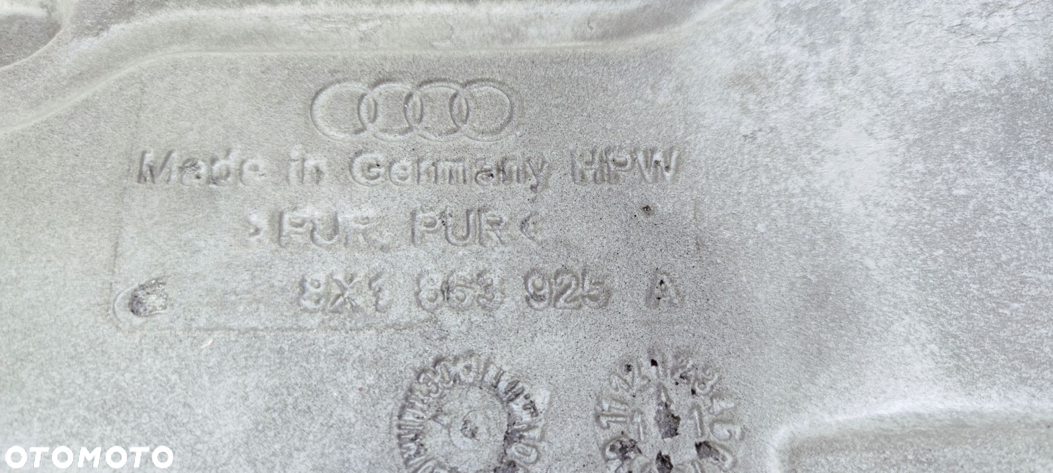 WYGŁUSZENIE ŚCIANY GRODZIOWEJ AUDI A1 8X1863925A - 7