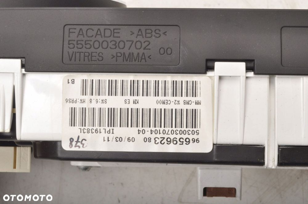 PEUGEOT 508 I 1.6 THP LICZNIK ZEGARY EUROPA 9665962380 - 8