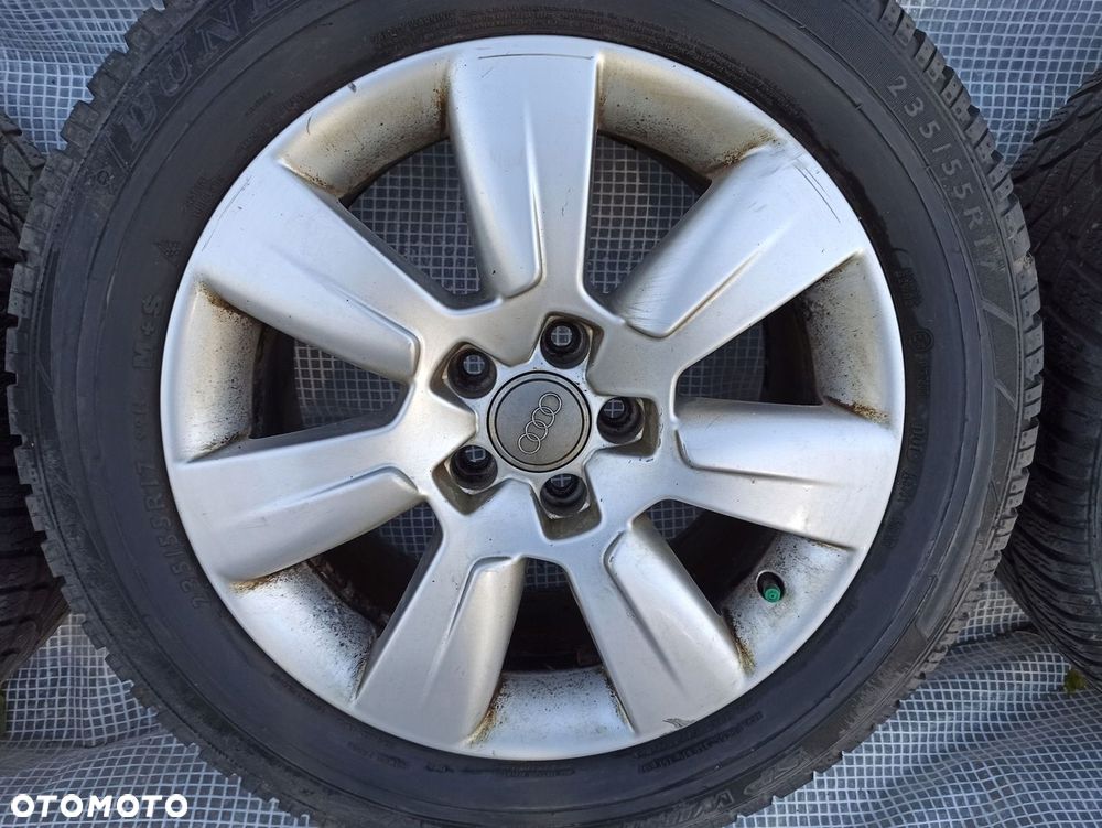 AUDI A5 A6 A4 KOŁA ZIMA ZIMOWE FELGI 235/55R17 5x112 ET38 8Jx17 OPONY - 4