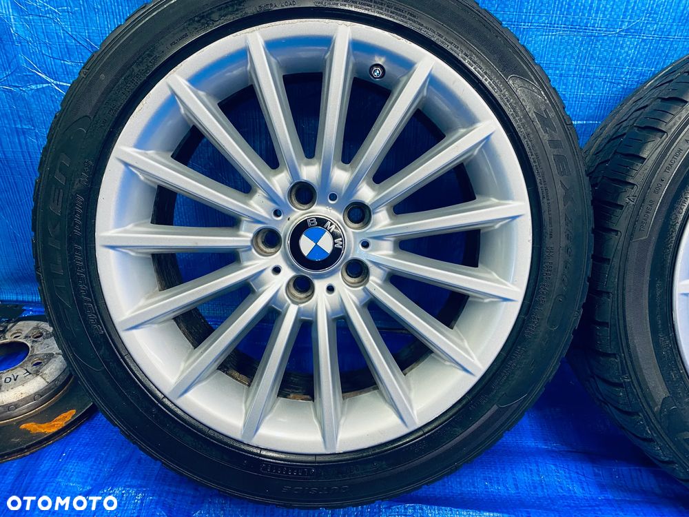 KOŁA KOŁO 18 FELGA ALUMINIOWE ALUSY 18" x 8J  5X120 ; 72,6mm ET30 CZUJNIKI KOMPLET ; OPONY ZIMOWE ZIMA FALKEN ; BMW E90 E91 E92 E93 F06 F07 F10 F11 F12 F13 F30 F31 F32 F33 F34 F36 ORYGINAŁ 6775407 BMW - 3
