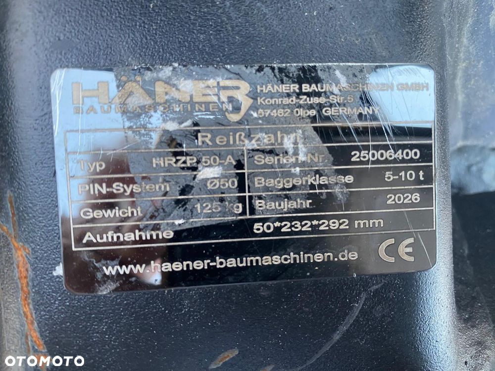 NOWE zęby zrywające HAENER / ripper do koparki – MS01 / MS03 / MS08 / PIN Ø25 Ø30 Ø40 Ø45 Ø50 - 15