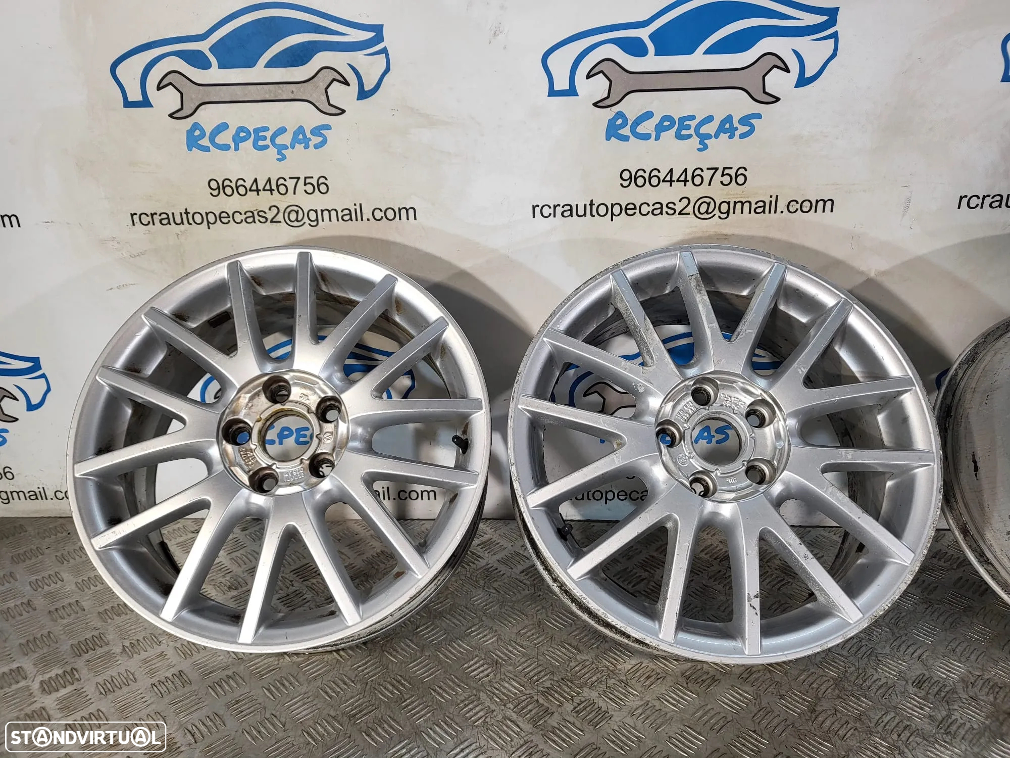 Conjunto Jantes 17 Originais VW Golf 5 Jetta 7J ET54 5x112 1K0601025AN - 5