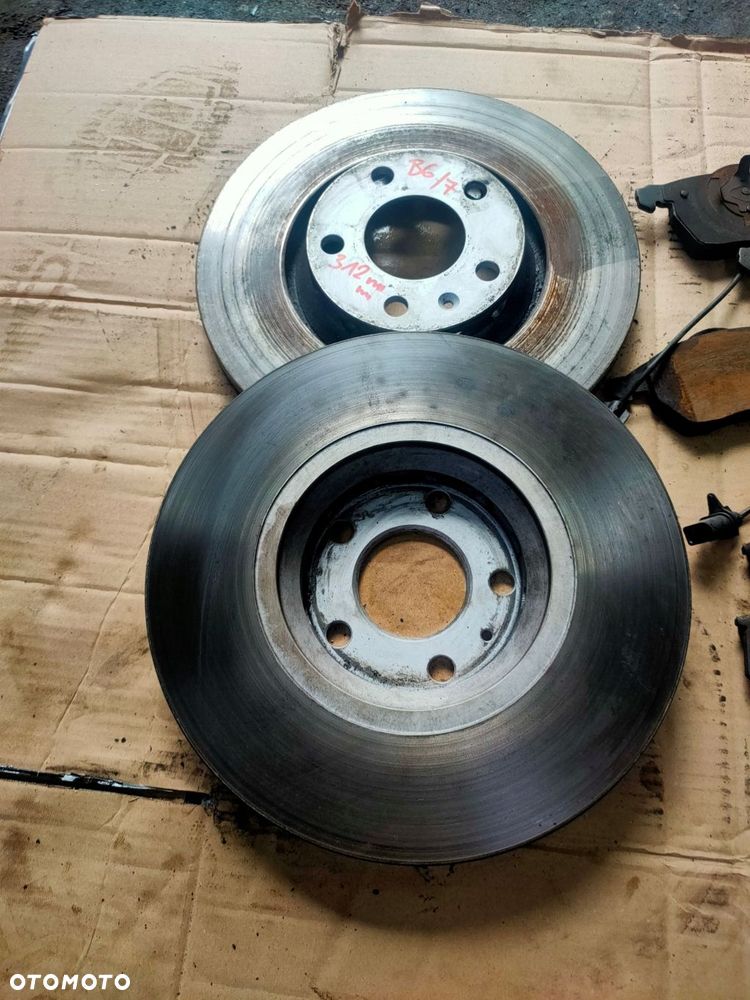 tarcze przód + tył bosch 312mm/255mm a4 b6 b7 exeo 300km prawie nowe - 7