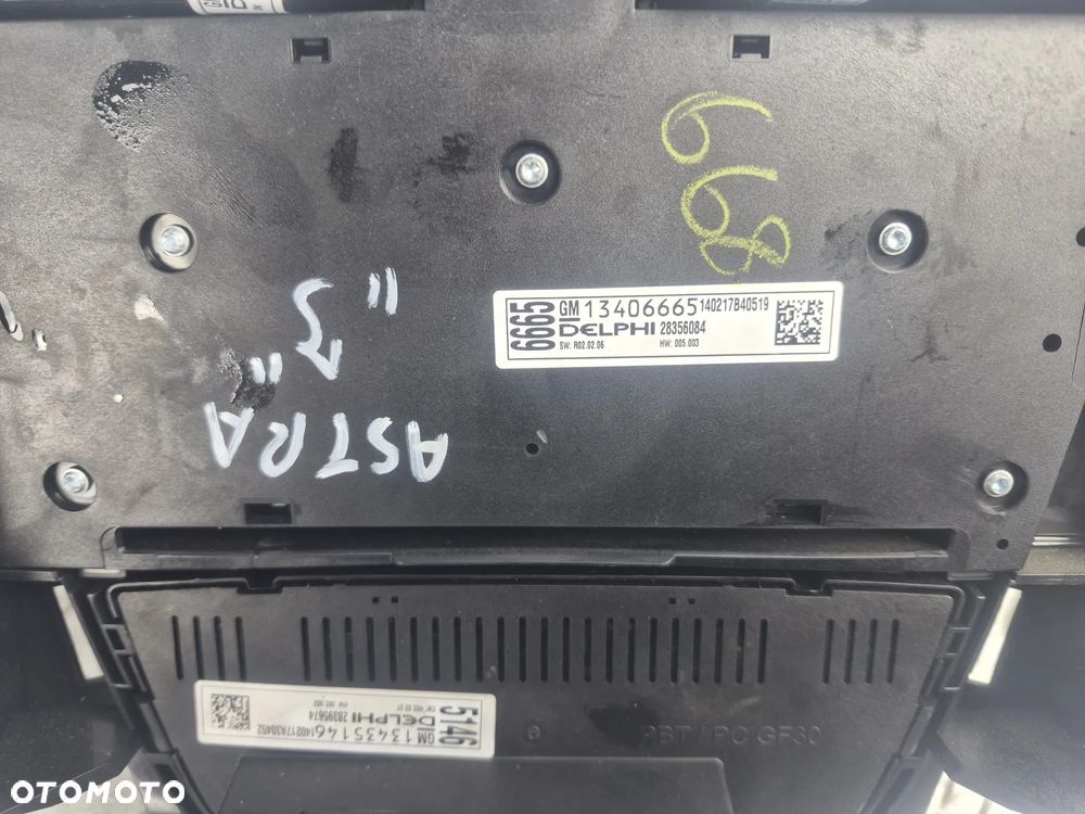Stacja multimedialna Opel Astra J 13406665 - 6