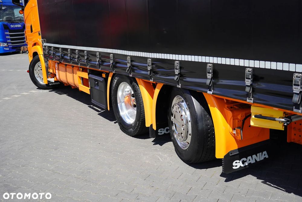 Scania / S 500 / ACC / E 6 / FIRANKA / 19 PALET / RETARDER / OŚ SKRĘTNA / PEŁNA OPCJA - 19