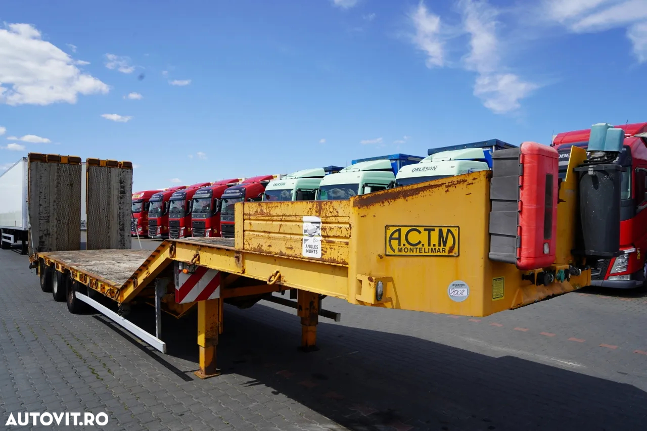 ACTM TRANSPORTATOR / ÎNCĂRCARE JOS / 13,2 M / GAMĂ HIDRAULICĂ / AX DE DIRECȚIE - 10
