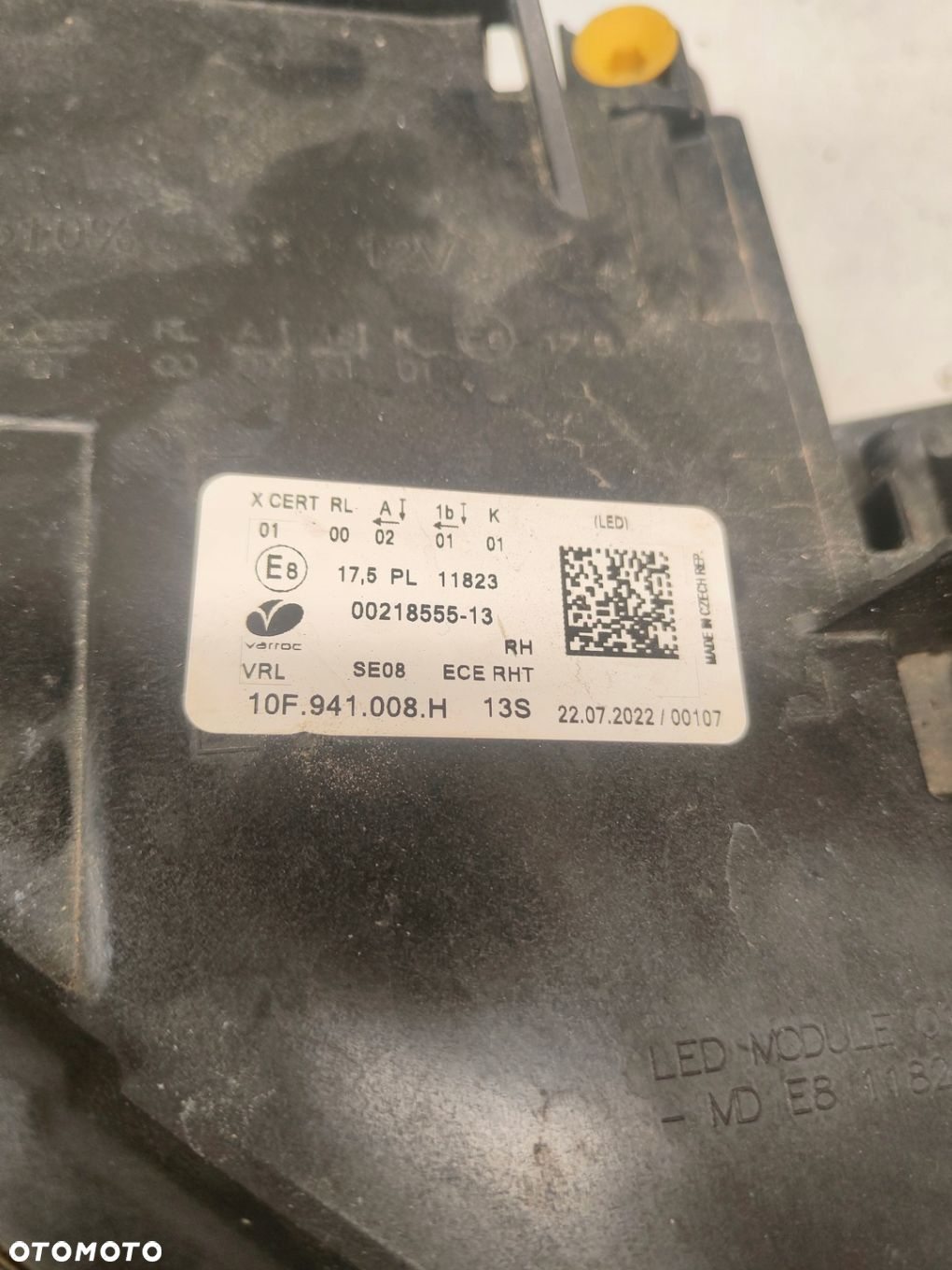 SEAT CUPRA BORN PÓŁ LED LAMPA PRAWY PRZÓD 10F941008H - 4