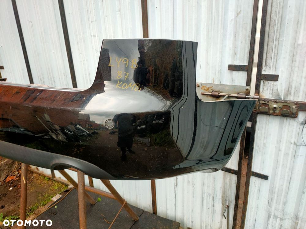 zderzak tył audi a4 b6 kombi kolor ly9b 2 rury - 4