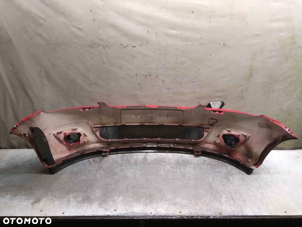 } ZDERZAK PRZÓD PRZEDNI FORD FIESTA MK.6 6 VI LIFT FL K2 CZERWONY HALOGENY - 5