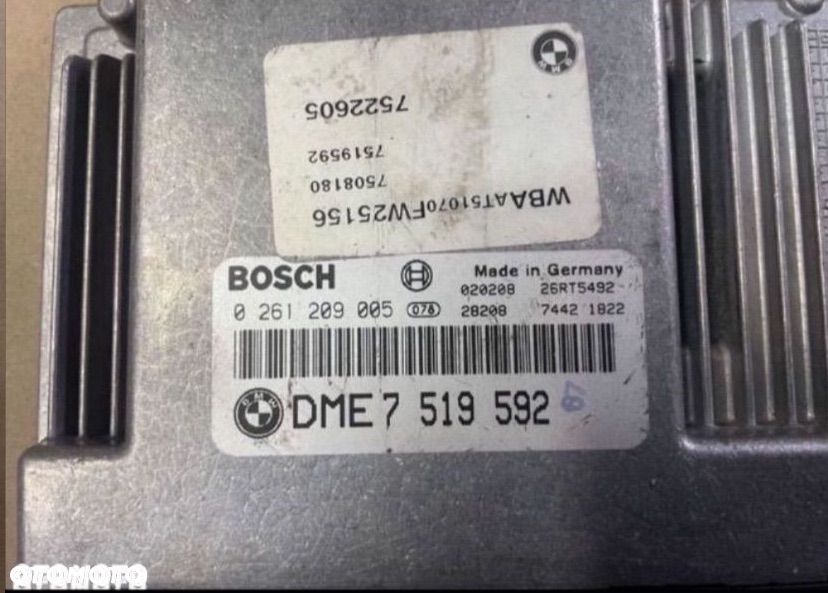 DME komputer sterownik silnika bmw 3 e46 5 e39 - 7