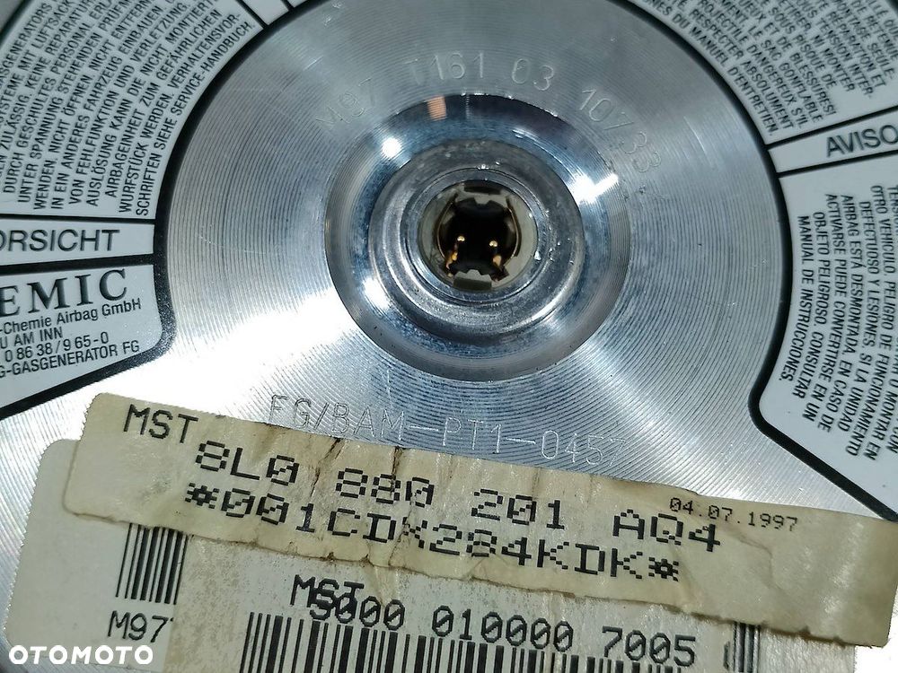 KIEROWNICA Z PODUSZKĄ AUDI A3 ( 8L1 ) 8L0880201 8L0419091D - 6